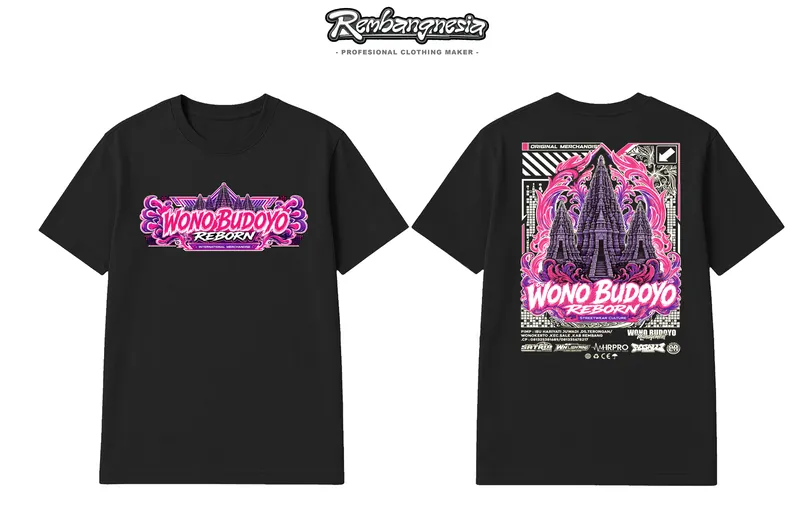 Mockup desain kaos Rembangnesia, kode RMBG-7420